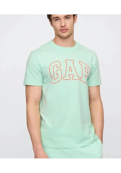 Gap Everyday Soft Basic Gap Logo 856659 T-shirt Kısa Kol Tişört Erkek T-shirt Yeşil