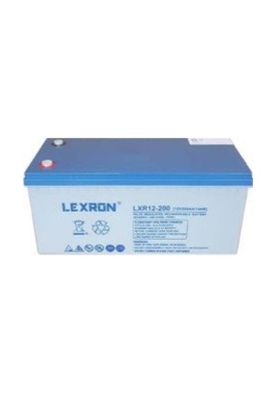 Lexron 12 Volt 210 Ah Amper Jel Akü Derin Döngü C