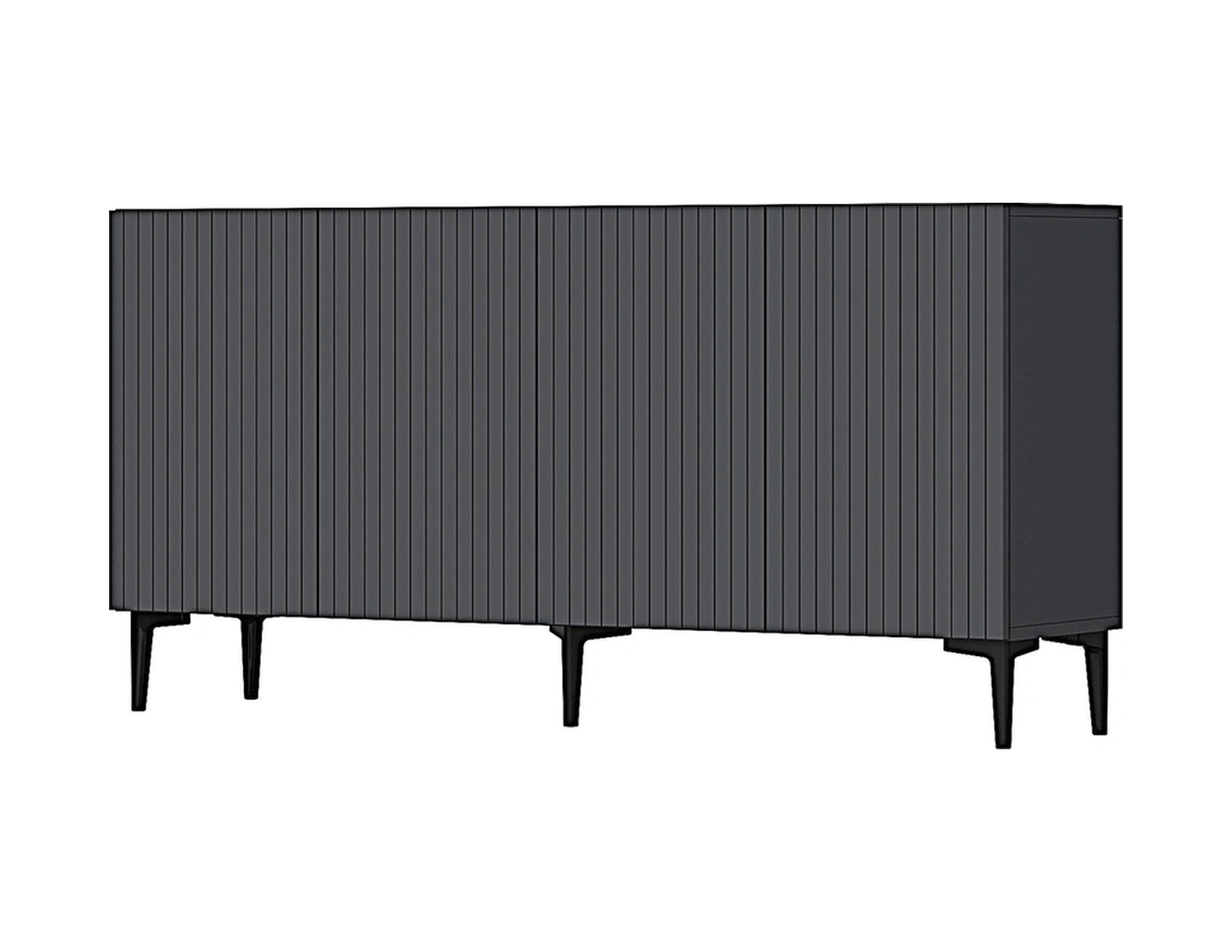 Ka1513a Zeynep150 Konsol, Tv Sehpası Antrasit 150cm Gri