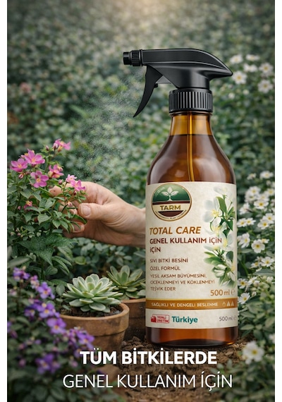 Total Care Bitkiler İçin Genel Kullanım Organomineral Besin Çözeltisi 2 L - 1 L - 1 L - 500 ML