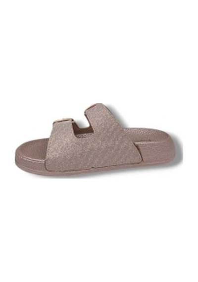 Trendyshose 20061 Simli Kadın Anatomic Terlik Bakır