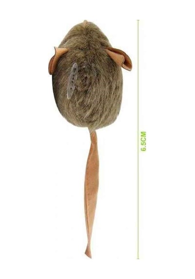 Nunbell Kedi Oyuncağı Sesli Tüylü Fare