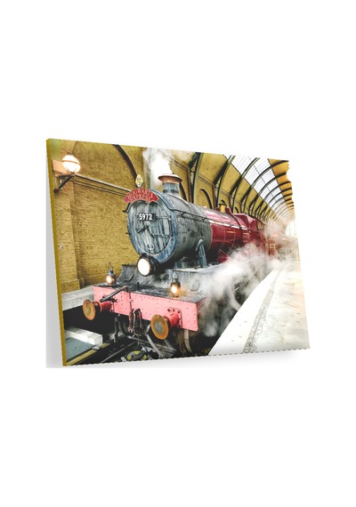 Cakasepetim Harry Potter Hogwarts Express Buharlı Tren Ahşap Mdf Tablo