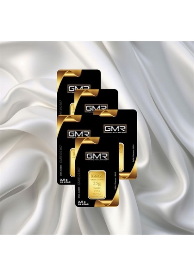 Leva Gold 2.5 Gr 24 Ayar Gmr Gram Altın 5 Adet