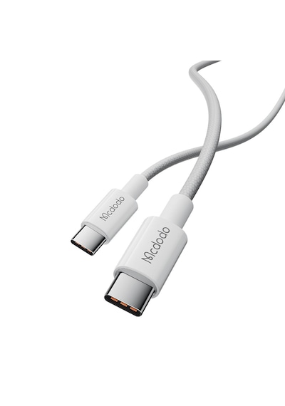 Mcdodo CA-2770 60 W Type-c To Type-c Şarj Ve Data Kablosu Beyaz - 1.2 M
