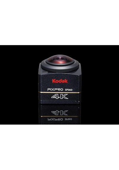 Kodak Dvc-sp360 4k Pixpro Action Cam Çift Pro Paketi, 2880p 4k Video Çekimi Aksiyon Kamera Siyah