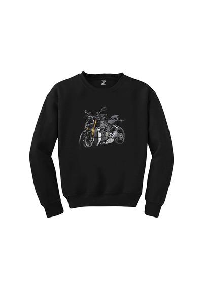 Ducati Multistrada v4.jpg Siyah Sweatshirt