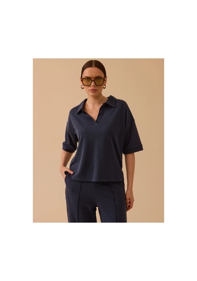 Seçil Polo Yaka Modal Takım Lacivert - 851159671 Lacivert