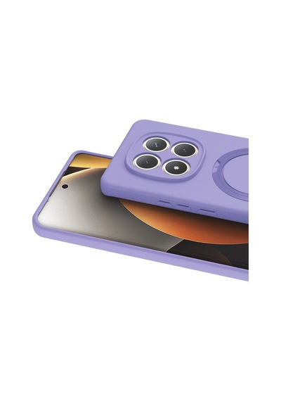 Redmi Note 15 Pro 5g Regal Magsafe Standlı Kapak - Lila Bz8683140925505