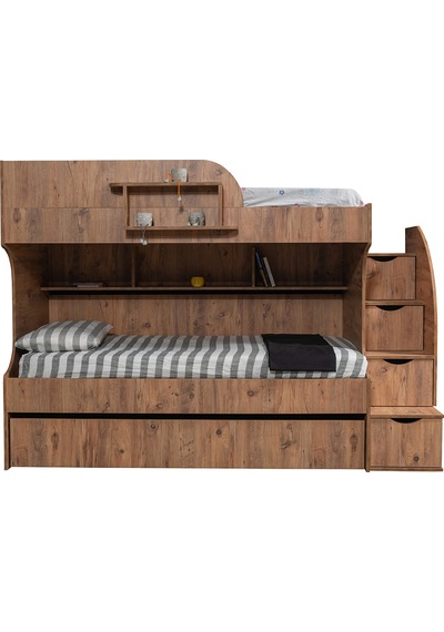 Ranza, Aura Yavrulu Ranza - 2 Adet Comfort Yatak Ceviz 241 X 170 X 95 Cm