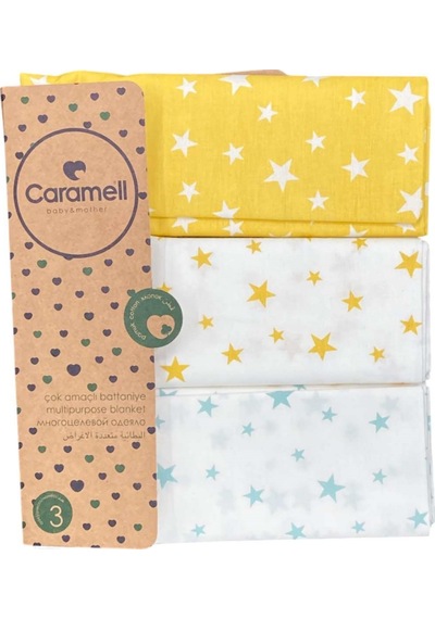Caramell 3'lü Çok Amaçlı Battaniye 80x90 Cm 9392 Caramell 3'lü Çok Amaçlı Battaniye 80x90 Cm 9392