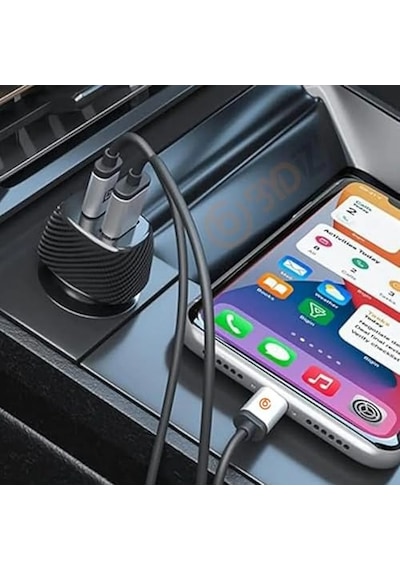 Bydiz By-38l Hızlı Araç Şarj Cihazı 38w Çakmaklık Şarj Aleti Apple İphone 14/13/12/11/pro/max