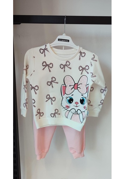 Carnaval Wear Kedili Kız Çocuk Takım Pembe