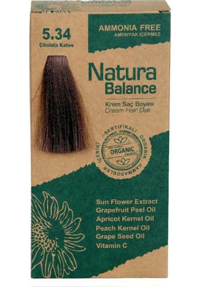 Natura Balance Saç Boyası 5.34 Çikolata Kahve