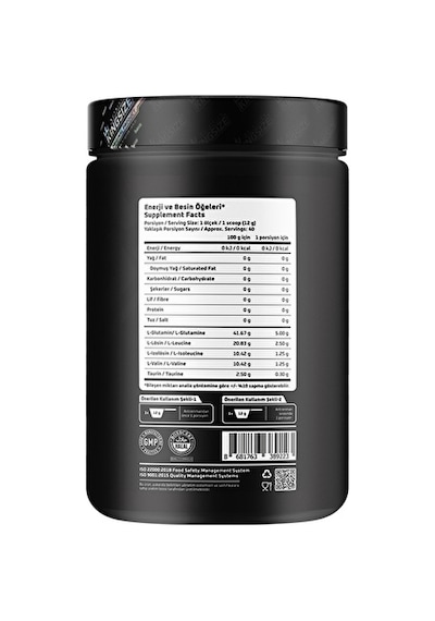 Kingsize Nutrition Bcaa + Glutamine Powder 480 Gr - Yeşil Elma