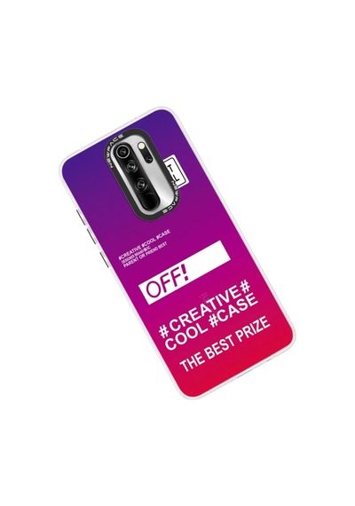 Newface Xiaomi Redmi Note 8 Pro Kılıf Estoril Desenli Kapak - Estoril - 9 Mor