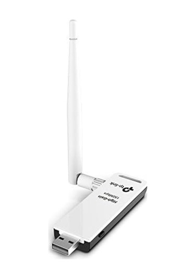 Tl-wn722n, N150 Mbps Yüksek Kazanımlı Kablosuz Usb Adaptör, 4dbi Ayrılabilir Anten