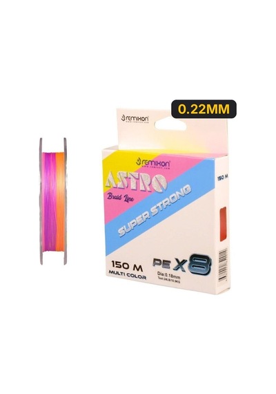 Remixon Astro 8x 150m M.color İp Misina 0.22Mm