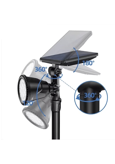 30 Watt Solar Çim Bahçe Armatürü / Çim Saplama Ağaç Aydınlatma Sarı Günışığı