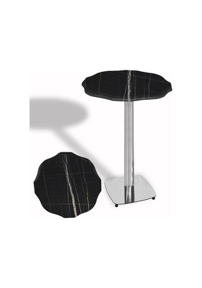 Papatya Bistro Wermodin Masa Yuvarlak 67 Cm Kromnikel - Palazzo Çok Renkli