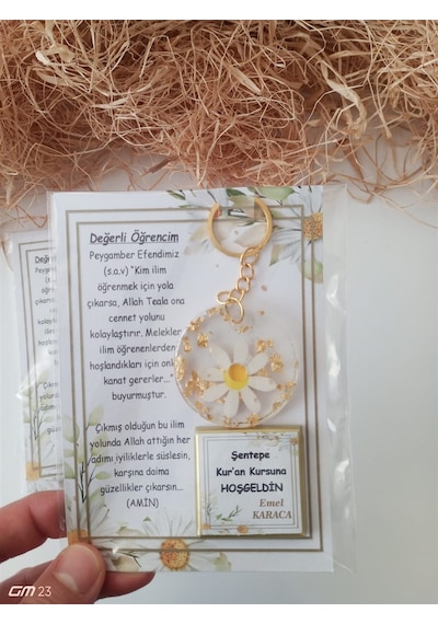 Farklı Market Kur'an Kursuna Hoşgeldin Anahtarlık Ve Çikolata Seti 5 Adet