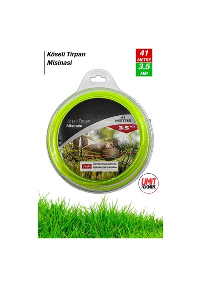 Çok Fonksiyonlu Köselitirpan Misinasi Motorlu Tırpan Ot Çim Biçme Universal Misine 41 Metre 3.5 Mm