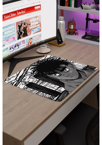 Hajime No Ippo Anime V4 - 48x40 Xl Gaming Kauçuk Kaymaz Taban Mouse Pad Fare Altlığı