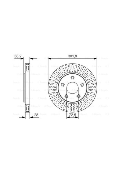 Fiat Freemont 2.0mjet 2011-2015 Bosch Ön Disk 2 Adet