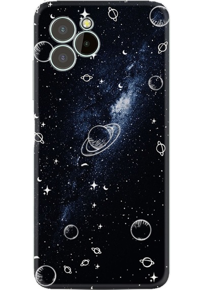 Oukitel C21 Pro Kılıf Resimli Desenli Silikon Platinium Series Galaxys 1898