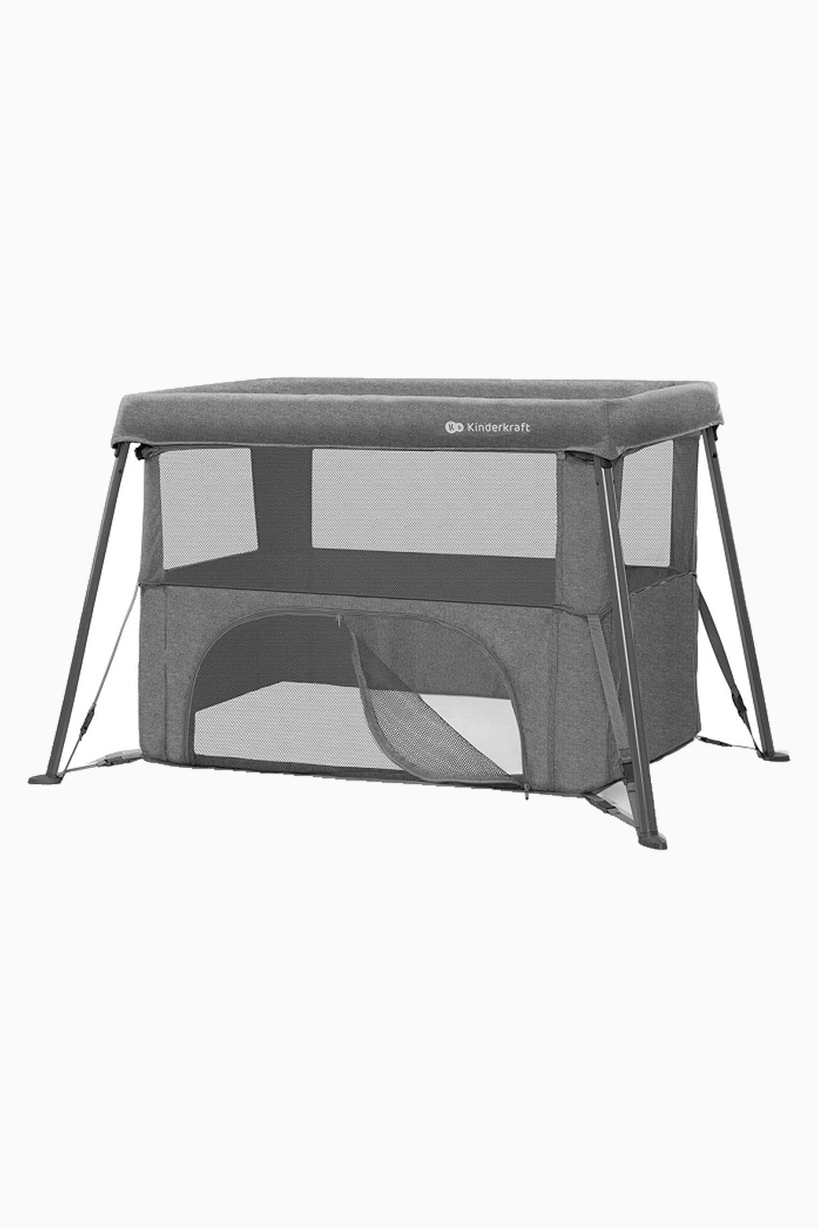 Kinderkraft Camı 3in1 Seyahat Yatağı-beşik Hafif 5 Kg Sırt Çantalı Gri
