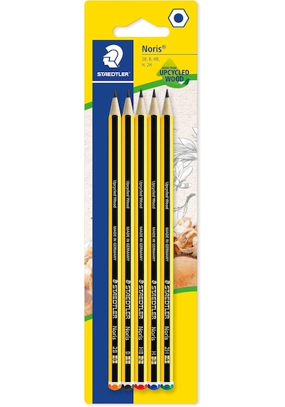 120s Bk5d Noris Kurşun Kalem 5'li Blister 2b, B, Hb, H, 2h Genel