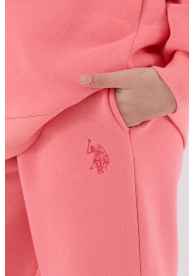 U.S. Polo Assn. U.s. Polo Assn Kız Çocuk Pembe Eşofman Takımı Us2301-c-v1 Pembe