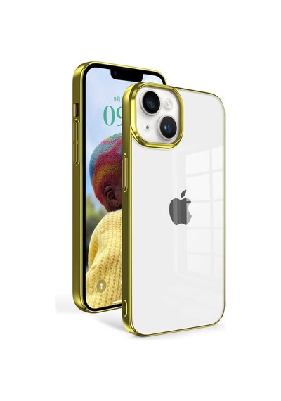 Ariatech Apple Uyumlu iPhone 14 Sun Kılıf-gold Gold