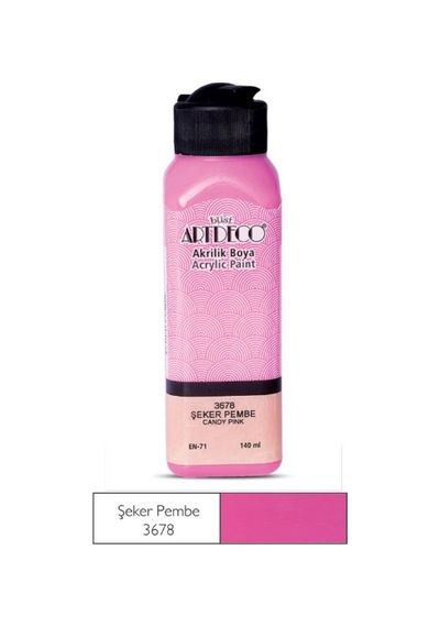 Artdeco Akrilik Boya 140 Ml Şeker Pembe Y-070R-3678