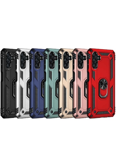 Galaxy A04s Kılıf Zore Vega Kapak Gri