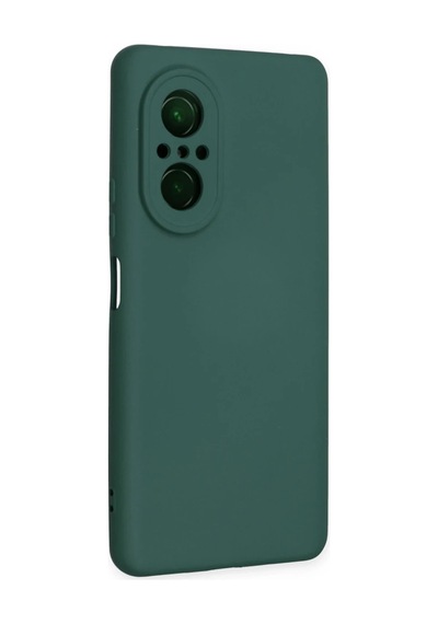 Huawei Nova 9 Se Kılıf Nano İçi Kadife Silikon - Koyu Yeşil 0.2M-Çok Renkli