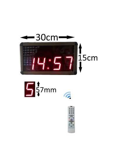 Bluetooth Müzik Çalarlı Dijital Saat Ve Derece (Ölçüsü: 15X30 Cm)