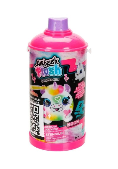 45521 Sun-cnl-hobi Set Aırbrush Plush Mystery Mını Plush Neon Serıes 2 - Izbp-892677 1 Adet
