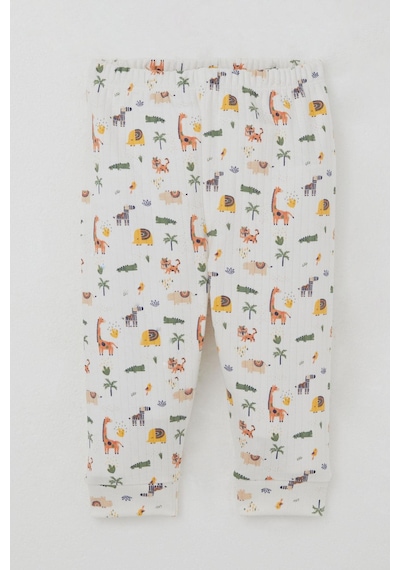 Breeze Erkek Bebek Pijama Takımı Omuzdan Patlı Bebek Hayvanat Bahçesi 4 Ay-1 Yaş, Ekru Ekru Breeze Erkek Bebek Pijama Takımı Omuzdan Patlı Bebek Hayvanat Bahçesi 4 Ay-1 Yaş, Ekru Ekru