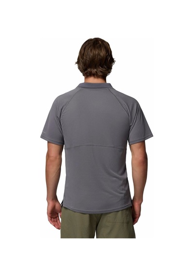 Columbia Alpine Chill Pro Erkek Kısa Kollu Polo Tişört-9245 Koyu Gri