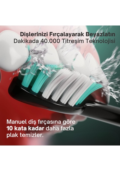 Neutron Şarjlı Sonik Diş Fırçası, Şarjlı Pembe Diş Fırçası Şarjlı