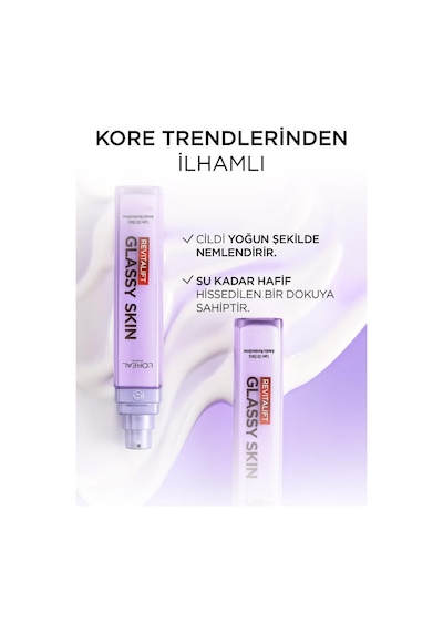 L'Oréal Paris Revitalift Filler Glassy Skin Cam Cilt Görünümü Veren Hyaluronik Asit İçeren Nemlendirici Krem 50 ML
