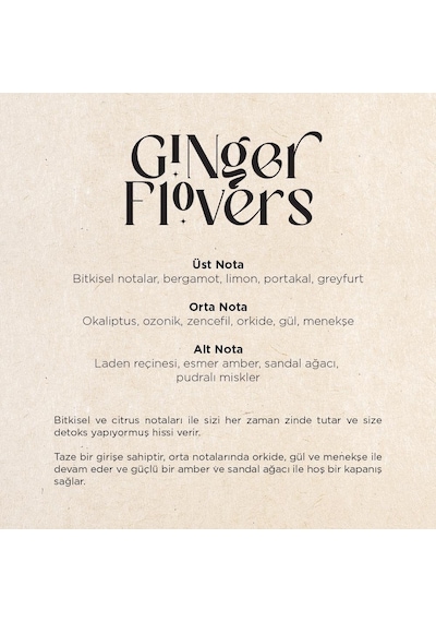 Carpex Ginger Flowers A1 Koku Kartuşu 200 ML