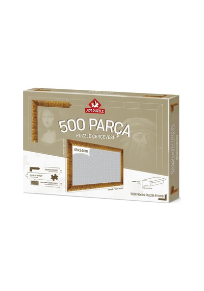 Art Puzzle Altın 500 Parça Demonte Puzzle Çerçevesi