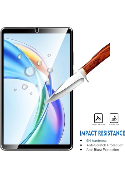 Honor Pad X7 8.7 Inç İle Uyumlu Kırılmaz Tablet Temperli Cam Ekran Koruyucu