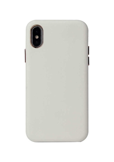 Apple Uyumlu iPhone Xs 5.8 Kılıf Zore Eyzi Kapak Beyaz