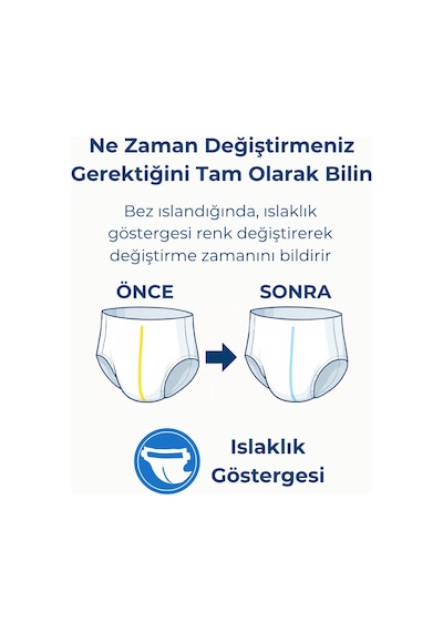 Yetişkin Hasta Emici Külot Bez X-Large 120 Adet - Koku Kontrollü, Ekstra Kuru Katmanlı