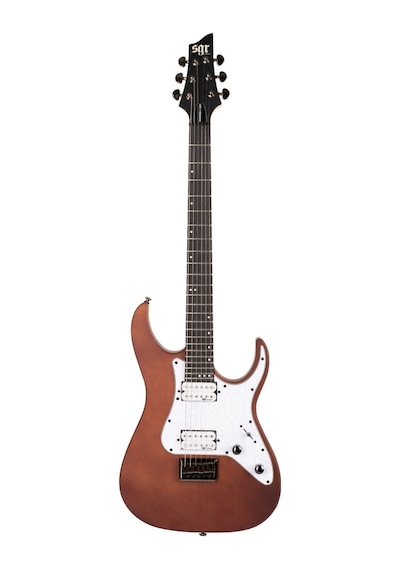 Schecter Banshee-6 Sgr Elektro Gitar Walnut Satin Beyaz Pickguard