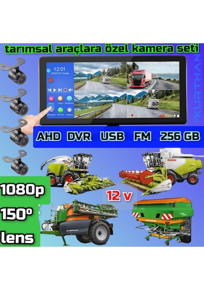 Dokunmatik 4k Video Müzik Dvr Ekran 4 Ad Ahd 1080p Kelebek Kamer