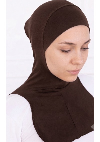 Alivascarf Ninja Bone Boyunluklu Likralı Sporcu Bonesi Kadın Pratik Tesettür Hijab Başörtü Kahverengi Alivascarf Ninja Bone Boyunluklu Likralı Sporcu Bonesi Kadın Pratik Tesettür Hijab Başörtü Kahverengi